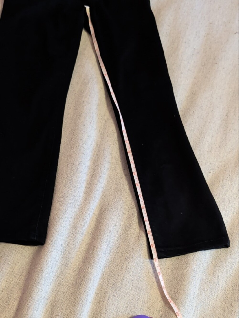 PAIGE Amber Black Ankle Jeans, Size 23 - Picture 4 of 8